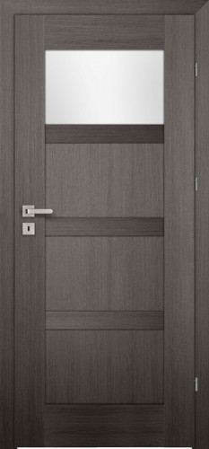 Monaco M4 (M4/L, Graphite, glass  White matt toughened safety glass Lakmat (I))