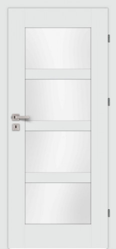 Monaco M4 (M4/D, Bianco, glass  White matt toughened safety glass Lakmat (I))