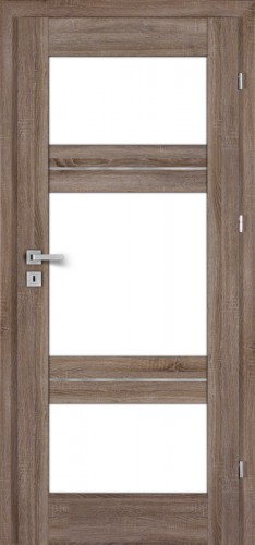 Inox S3 (S3/D, Trufla, szkło Szyba biała matowa hartowana Lakmat)