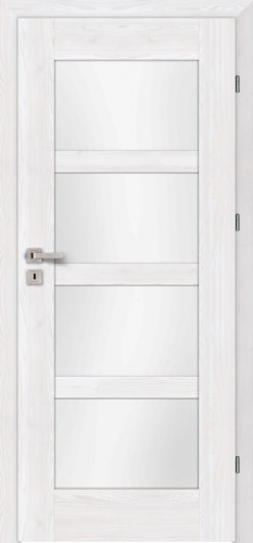 Monaco M4 (M4/D, Arctic, glass  White matt toughened safety glass Lakmat (I))