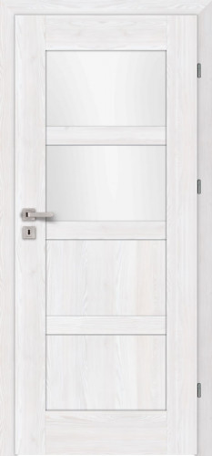 Monaco M4 (M4/R, Arctic, glass  White matt toughened safety glass Lakmat (I))