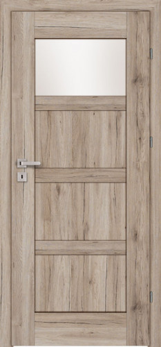 Monaco M4 (M4/L, Pinia, glass  White matt toughened safety glass Lakmat (I))