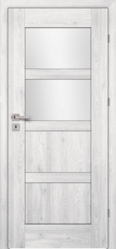 Monaco M4 (M4/R, Silver, glass  White matt toughened safety glass Lakmat (I))