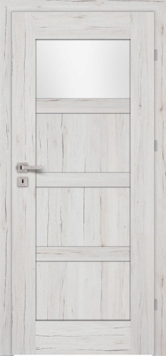 Monaco M4 (M4/L, , glass  White matt toughened safety glass Lakmat (I))