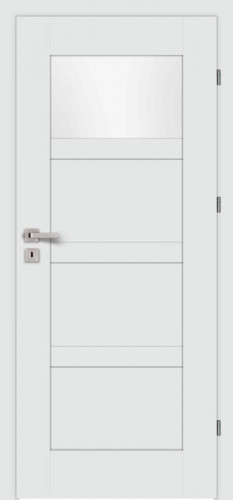 Monaco M4 (M4/L, Alaska, glass  White matt toughened safety glass Lakmat (I))