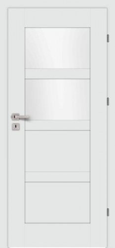 Monaco M4 (M4/R, Alaska, glass  White matt toughened safety glass Lakmat (I))